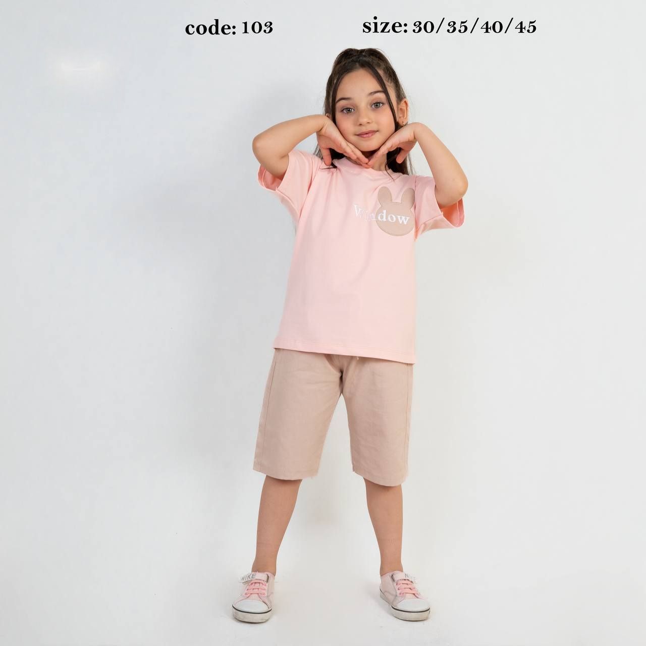 بلوز با شلوارک دخترانه