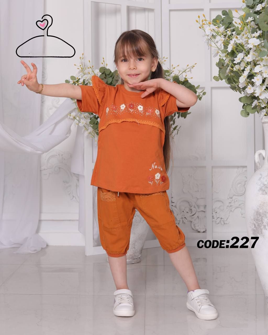 ست‌بلوزشلوارک دخترانه