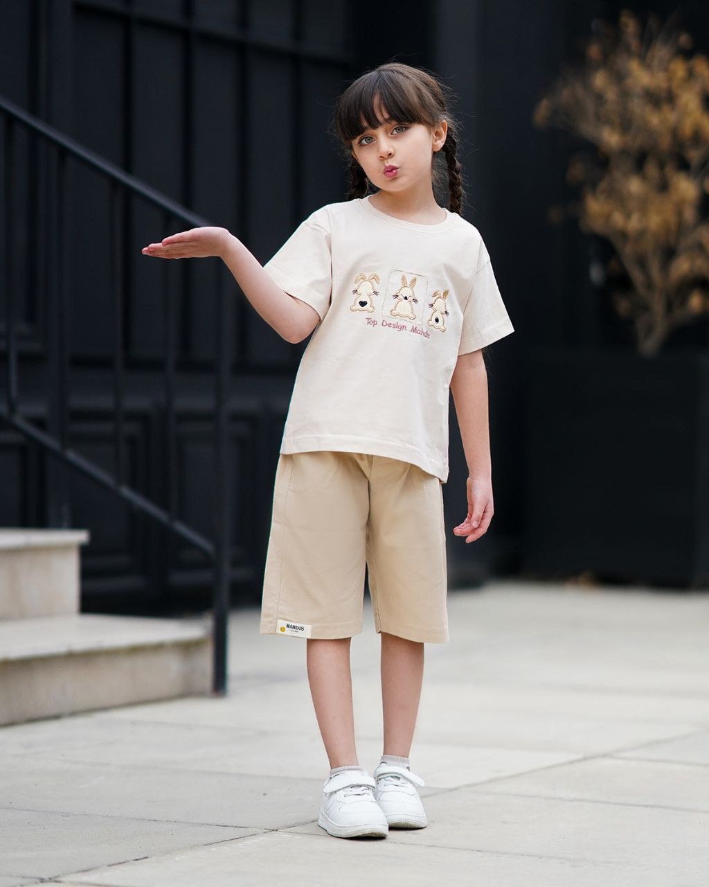 بلوز با شلوارک دخترانه