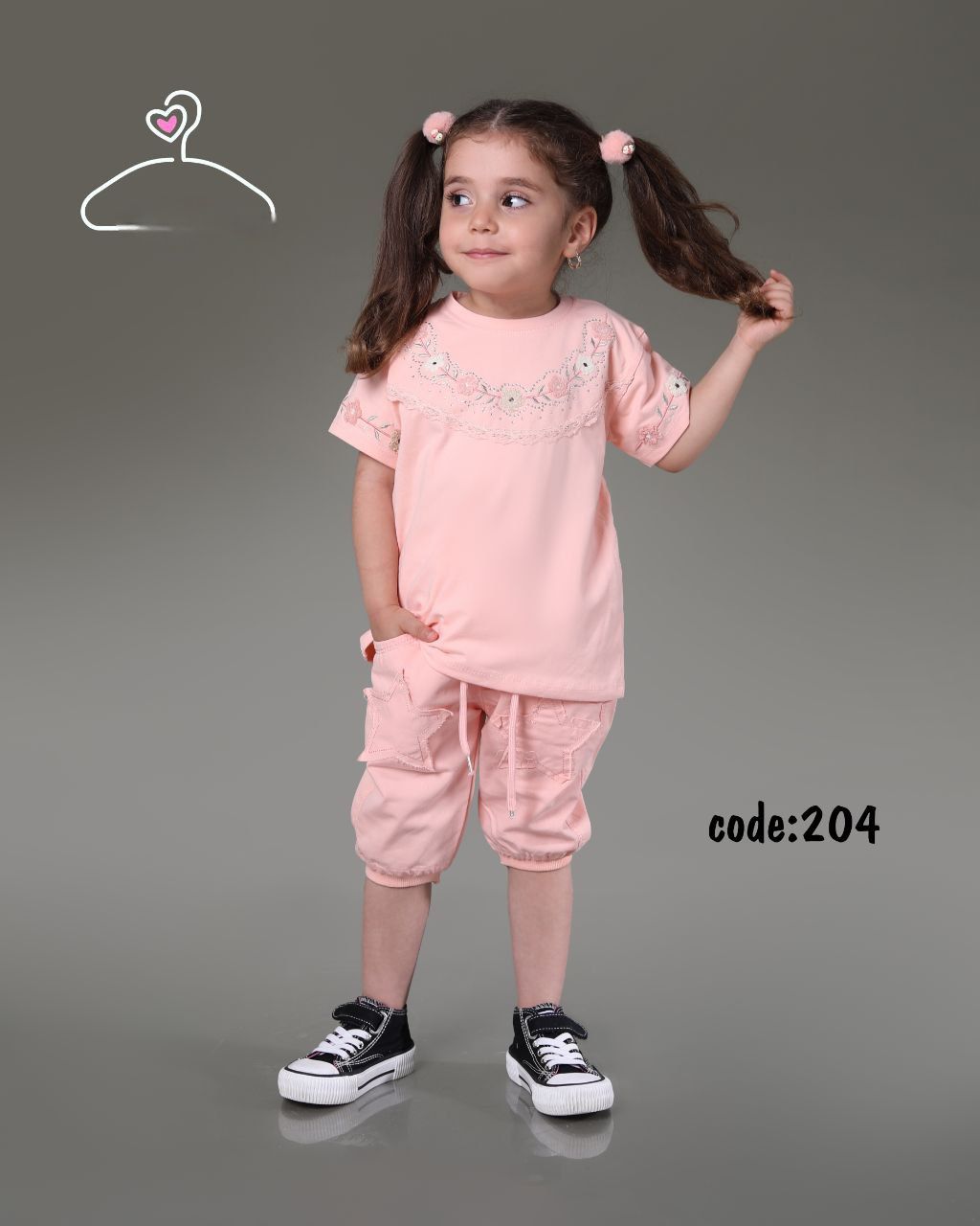 ست‌بلوزشلوارک دخترانه